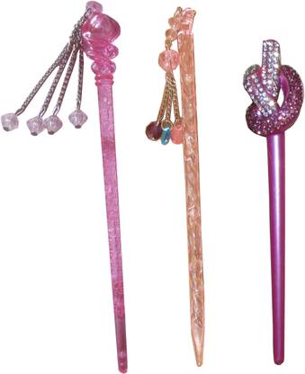 Kelley French Combo of Multi Color Juda Sticks Bun Stick
