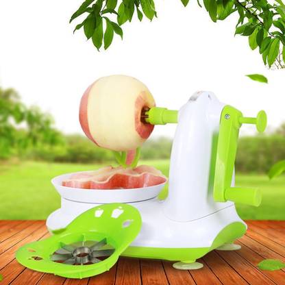 Continental 1 Pc Set Of Professional Apple Peeler Corer in Seconds with Excellent Precision, Super Sharp Antirust Stainless Steel Blade and Stable Suction Base, Also for Pear Potatoes etc - Green ( IT N - 144 ) NA Peeler Set