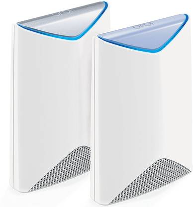 NETGEAR Orbi Pro Router 2.4 GHz, 5 GHz 3000 Mbps Wifi Speed Tri Band Internal Antenna Ethernet (Cable Broadband)