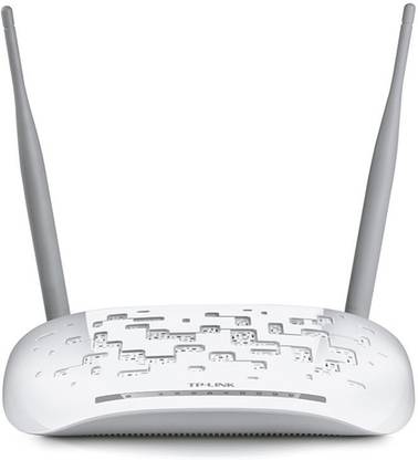 TP-Link TP-Link TD-W8968 N Wireless ADSL2+ Router (White) Wireless Router 2.4 GHz 300 Mbps Wifi Speed Dual Band External Antenna Both (Ethernet and ADSL)