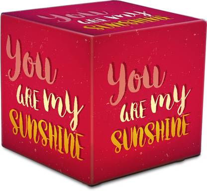 Giftcart You Are My Sunshine Glow Cube Lamp Table Lamp