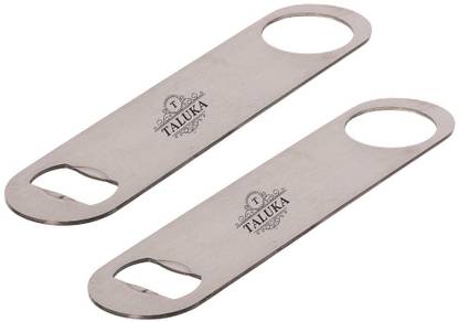 TALUKA T-BOOPENER2P Stainless steel Flat Bottle opener Set of 2 Pcs Use For Bar Hotel Resturant Bottle Opener