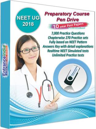 Entranceindia.com NEET UG 2018 Preparatory Course with 10+1 Model Papers