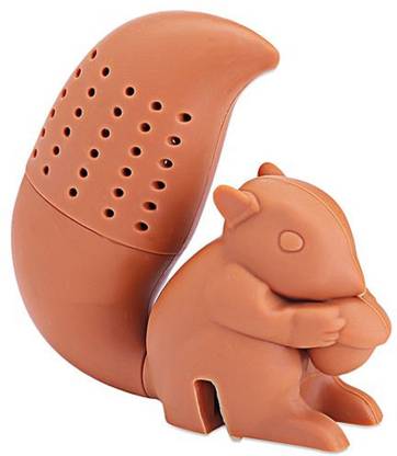JERN Silicon Tea Infuser/Strainers (Brown Squirrel) Tea Strainer