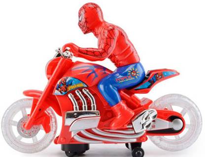 FEMININE STYLE Spider-Man Electric Motorcycle Toy