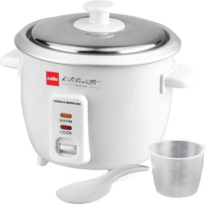 cello Cook-N-Serve 600 Electric Rice Cooker Electric Rice Cooker