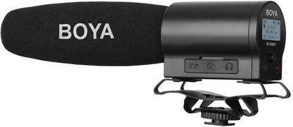 BOYA BY-DMR7 Shotgun Microphone with Integrated Flash Recorder Camera Microphone