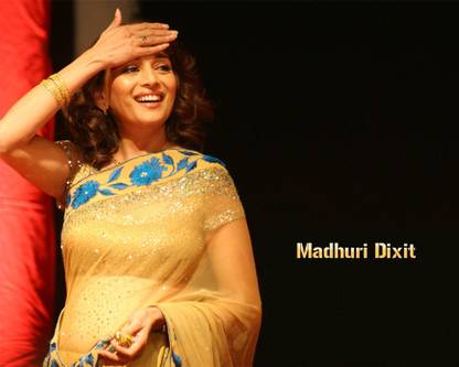 Madhuri Dixit Vinyl Poster Paper Print