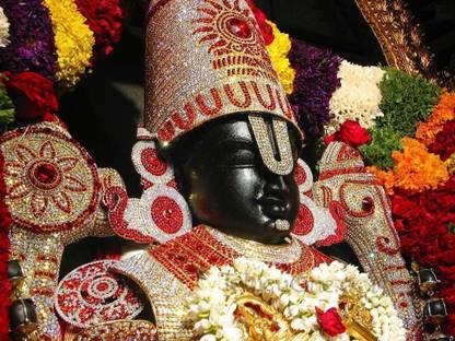 Lord Tirupati Bala Ji Poster Paper Print