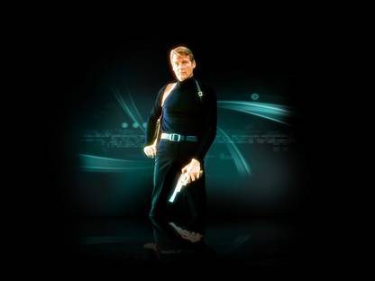 Mntc Roger Moore -James Bond 007 Poster (Paper Print Size 12x18 inch) Paper Print