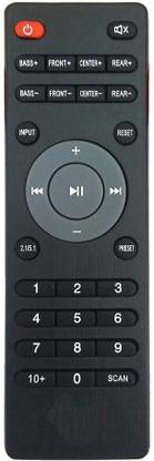 MEPL Home Theater Remote for iBall Home Theatre (Black) I ball Remote Controller