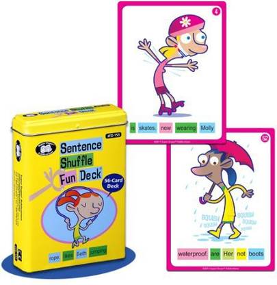 Generic Sentence Shuffle Fun Deck Cards - Super Duper Educational Learning Toy For Kids