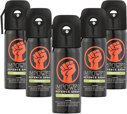 IMPOWER Self Defence Pepper Spray Pepper Stream Spray
