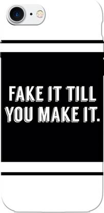 Aseria Back Cover for Fake It Make It Slim Fit Hard Case Cover/Back Cover for Apple iPhone 7