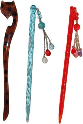 Must Visit Claw Combo of Multi Color Juda Sticks Bun Stick