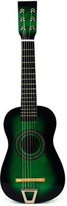 Toy Guitars Fun Factory Classic Acoustic Beginners Children'S Kid'S 6 Strings Guitar Instrument W/ Guitar Pick, Extra Guitar String (Green)
