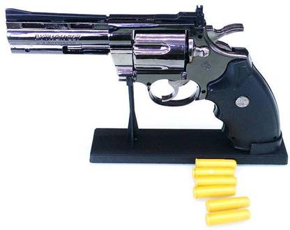 Star Magic FIRST QUALITY 01 PYTHON - Revolver 3-57 Pocket Lighter
