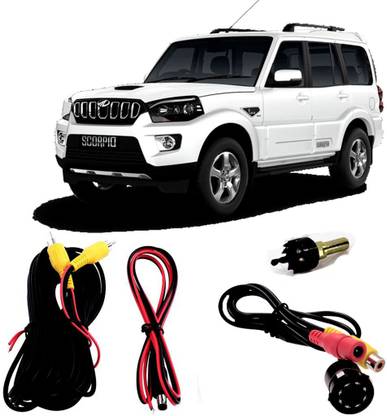 FABTEC Best Quality LED Night Vision Waterproof Car Rear View Reverse Parking Camera For Mahindra Scorpio New Reverse Assist Camera System