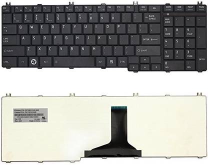 SellZone Laptop Keyboard Compatible For TOSHIBA SATELLITE L675 L675D PRO C650 C655 C660 SERIES Internal Standard Laptop Keyboard Compatible with Desktop, Laptop, Mac