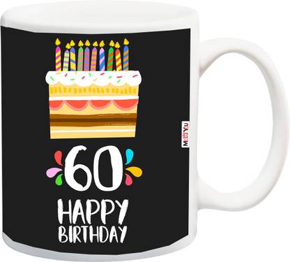 ME&YOU Gift For 60th Birthday, Unique Birthday gift for Grandfather, Grandmother, Father, Mother, Brother, Sister IZ18SRMU-1359 Ceramic Coffee Mug