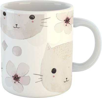 Equality cute cat pattern coffee mug Printed 481 Ceramic Coffee Mug