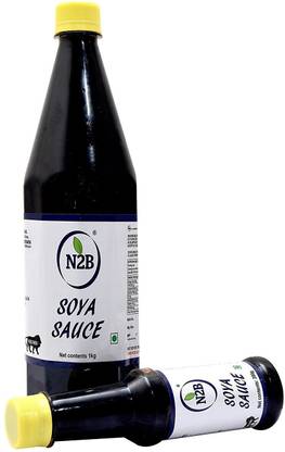 N2B Combo Pack of 2 Soya Sauce (200g + 1Kg) Sauce