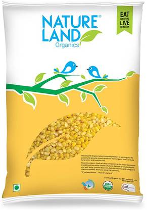 Natureland Organics White Moong Dal (Split)