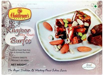 Haldiram's Khajur Dry Fruit Burfi Box