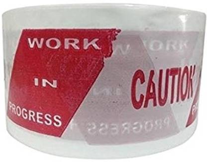 Safe CAUTION, STOP, WORK IN PROGRESS Emergency Sign