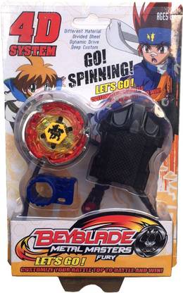 असेम्बल New Big Bang 4D Top Metal masters fury Beyblade