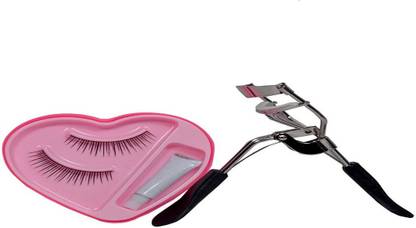 Shopeleven Feathers Curler & Eye Lashes (color may very )