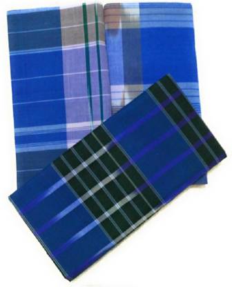 Cotton colors Striped, Checkered Multicolor Lungi