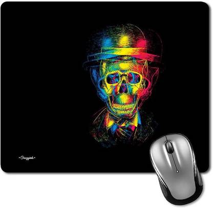 CRAZYINK MPSkull 3D View Non Slip Base Mousepad