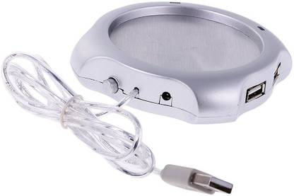 VibeX ™ USB Cup Warmer Tea Coffee Mug Heater Pad with 4-Port Hub Innovation™-Type-014 Cup Warmer