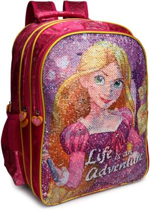 DISNEY Princess Pink Sequins 14' ' Backpack