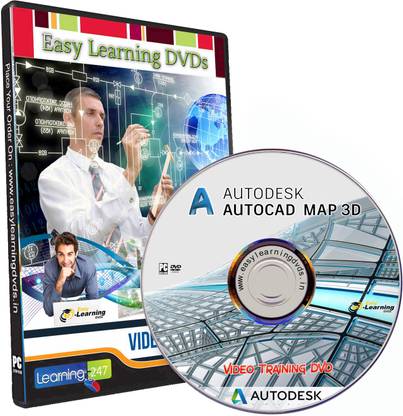 Easy Learning AutoCAD Map 3D Video Training With exercise files Tutorial DVD