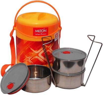 MILTON ECONA DELUXE 3 3 Containers Lunch Box