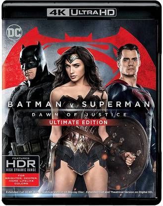 Batman vs Superman: Dawn of Justice - Ultimate Edition (4K UHD & HD) (2-Disc)