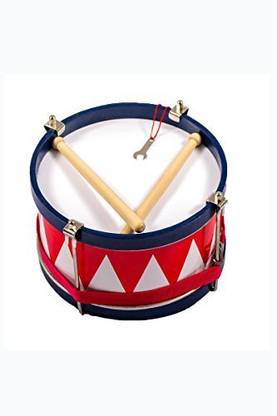 Directly Cheap Kids Wooden Tom Tom Marching Drum 8" Inch With Sticks, Neck Strap And Tuning Wrench & cheap Translucent Blue Pick (Kd-Mar)