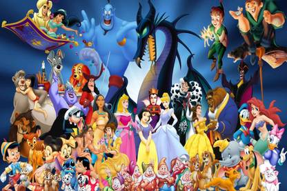 Exclusive Cartoon Characters AZOHP1102 HD Poster Paper Print