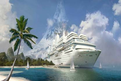 Exclusive AZOHP2888 Olmedreca Cruise Ship Full HD Poster Latest Best New 3D Look Beautiful Paper Print