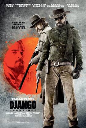 Hollywood Movie Poster II - Django Unchained - Hollywood Collection – International Quality Large Poster (18 x 24 inches) For Decoration Or Gifting Paper Print