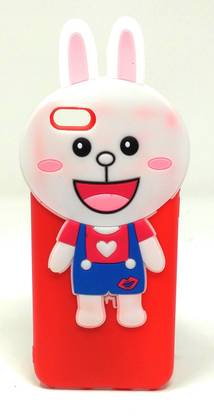 ओइट्रा पीछे का कवर Cute Rabbit iPhone 6 Mobile Phone Back Cover - Soft Silicone - Anti Skid के लिए