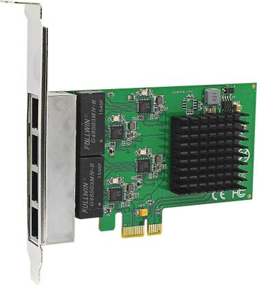 TAG PCI-E 1X 4 PORT LAN Network Interface Card