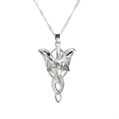 Divastri Arwen's Evenstar Necklace Lord of the rings silver Pendant Metal Pendant