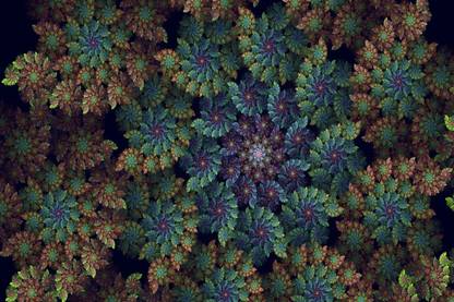 Exclusive AZOHP4659 Top View Of An Abstract Spring Forest Full HD Poster Latest Best New 3D Look Beautiful Paper Print