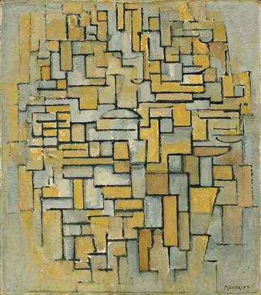 Tableau #2 Composition VII - "Piet Mondrian's Paintings Collection" - Premium Quality Poster For Home And Office Décor Paper Print