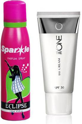 Oriflame Sweden The ONE BB Cream SPF 30 30ml (light - 31595) With one sparkle perfume spray 150 ml