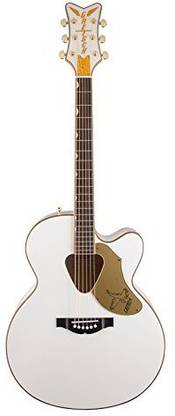 Gretsch 5022Cwfe Rancher Falcon Jumbo Cutaway - White, Acoustic/Electric