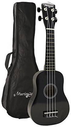 Martin Smith Uk-212 - The Ultimate Soprano Ukulele Starter Kit, Black